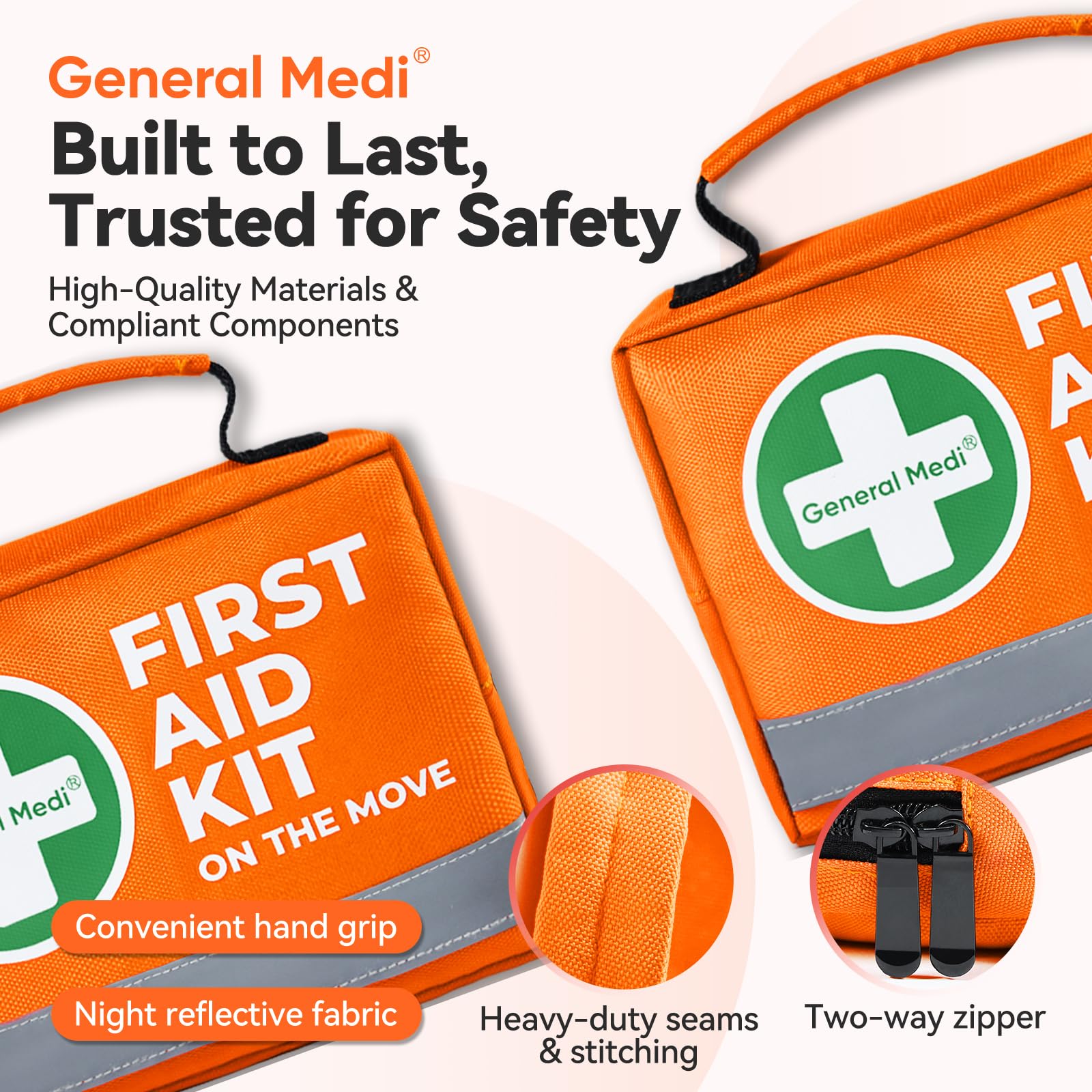 General Medi first aid kit instant cold pack for rapid pain relief