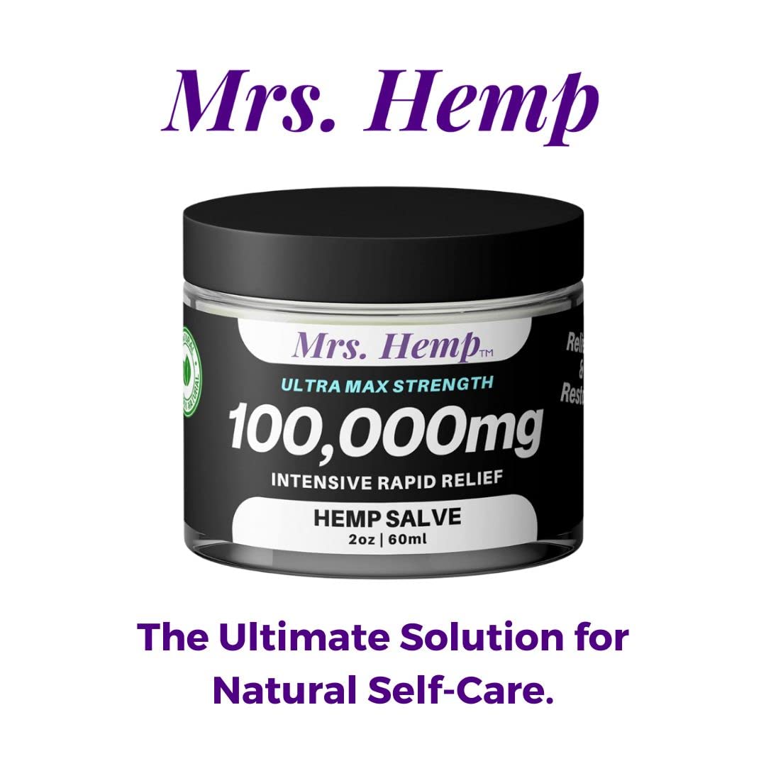 Generic Hemp Salve eases neck and back tension for mobility.