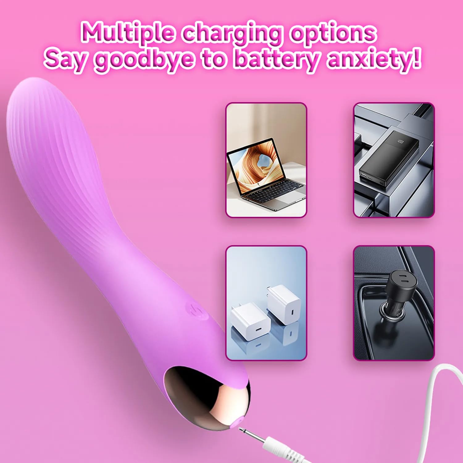 Generic 2025 massager powered by a long-lasting Type-C battery.