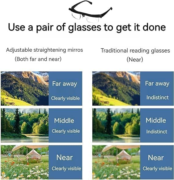 Generic adjustable glasses stylish-design suitable for work and leisure