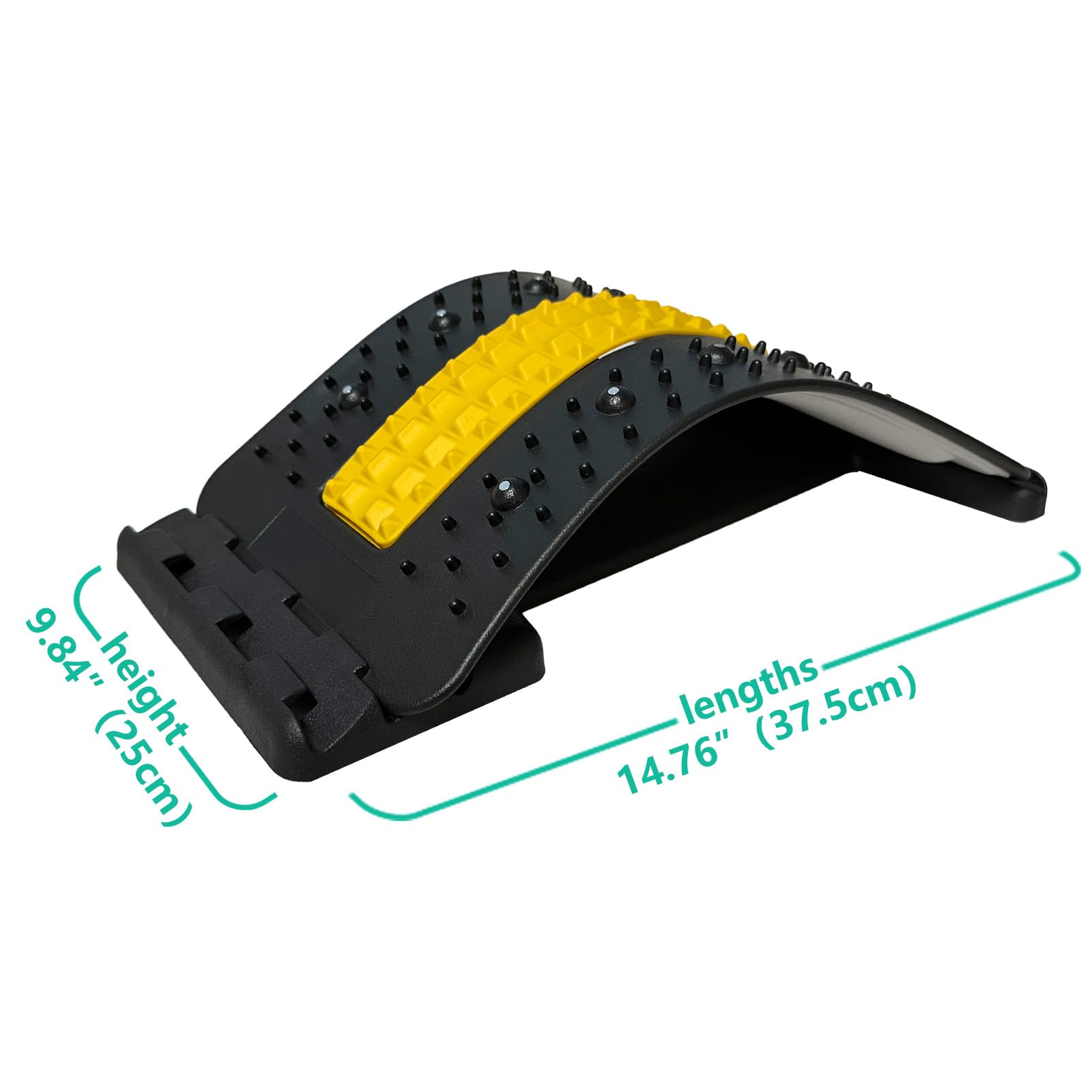 Generic Back Stretcher soft cushion side offers ergonomic lumbar support during stretches