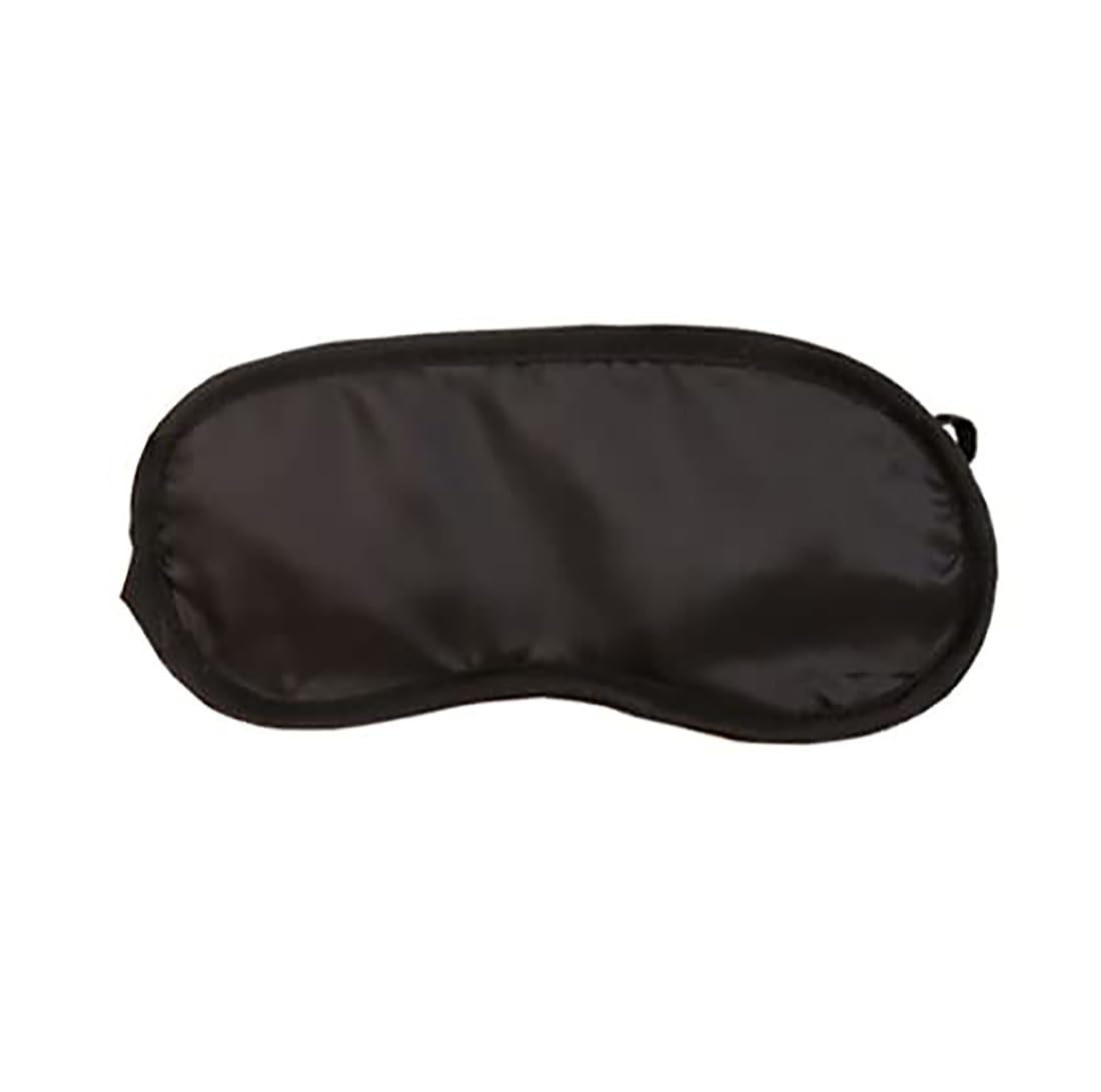 Soft satin blindfold interior provides comfortable wear for long sessions.