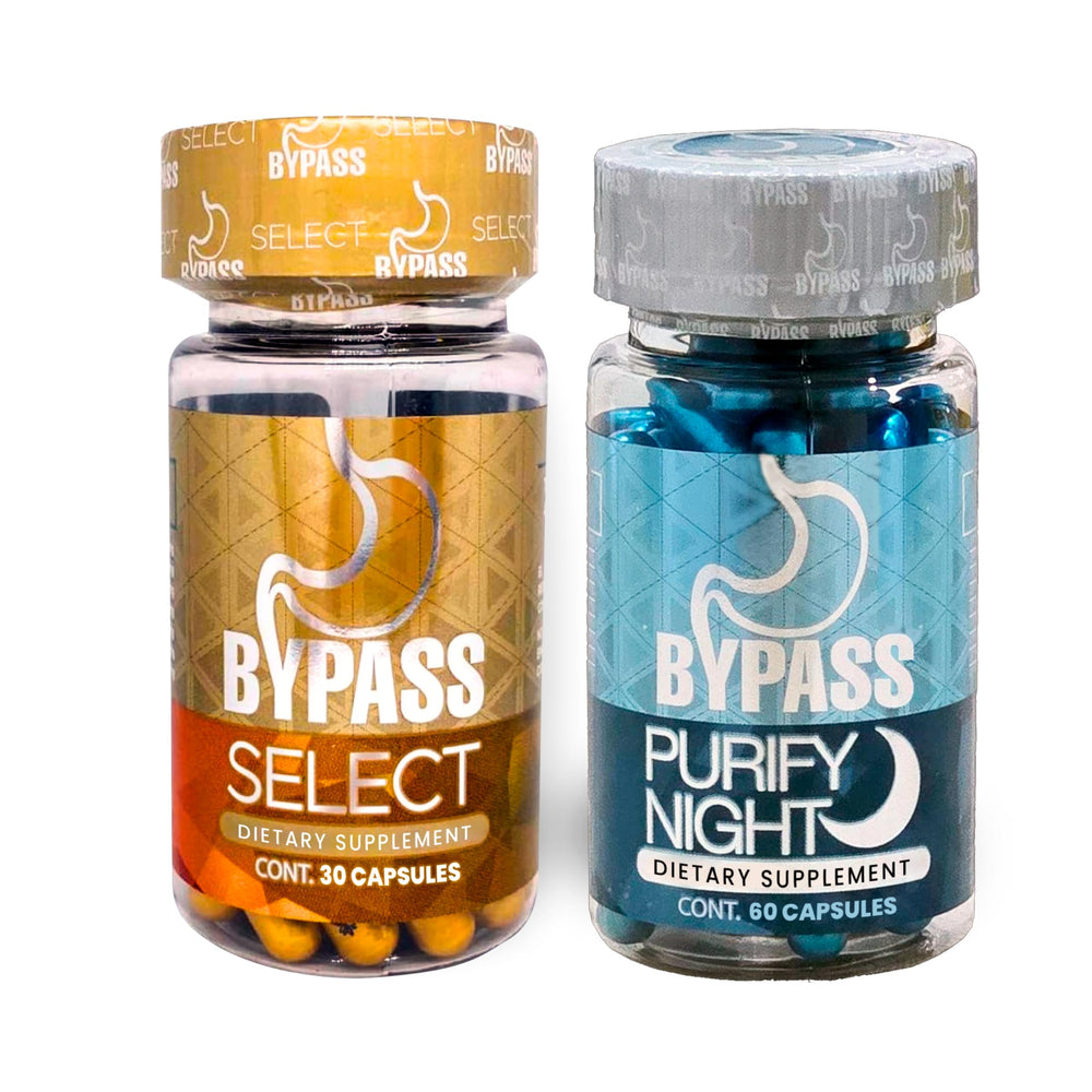 Generic Bypass Duo Select bottle front for daily routine support.