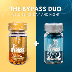 Generic Bypass Duo Select capsules for daytime metabolism support.