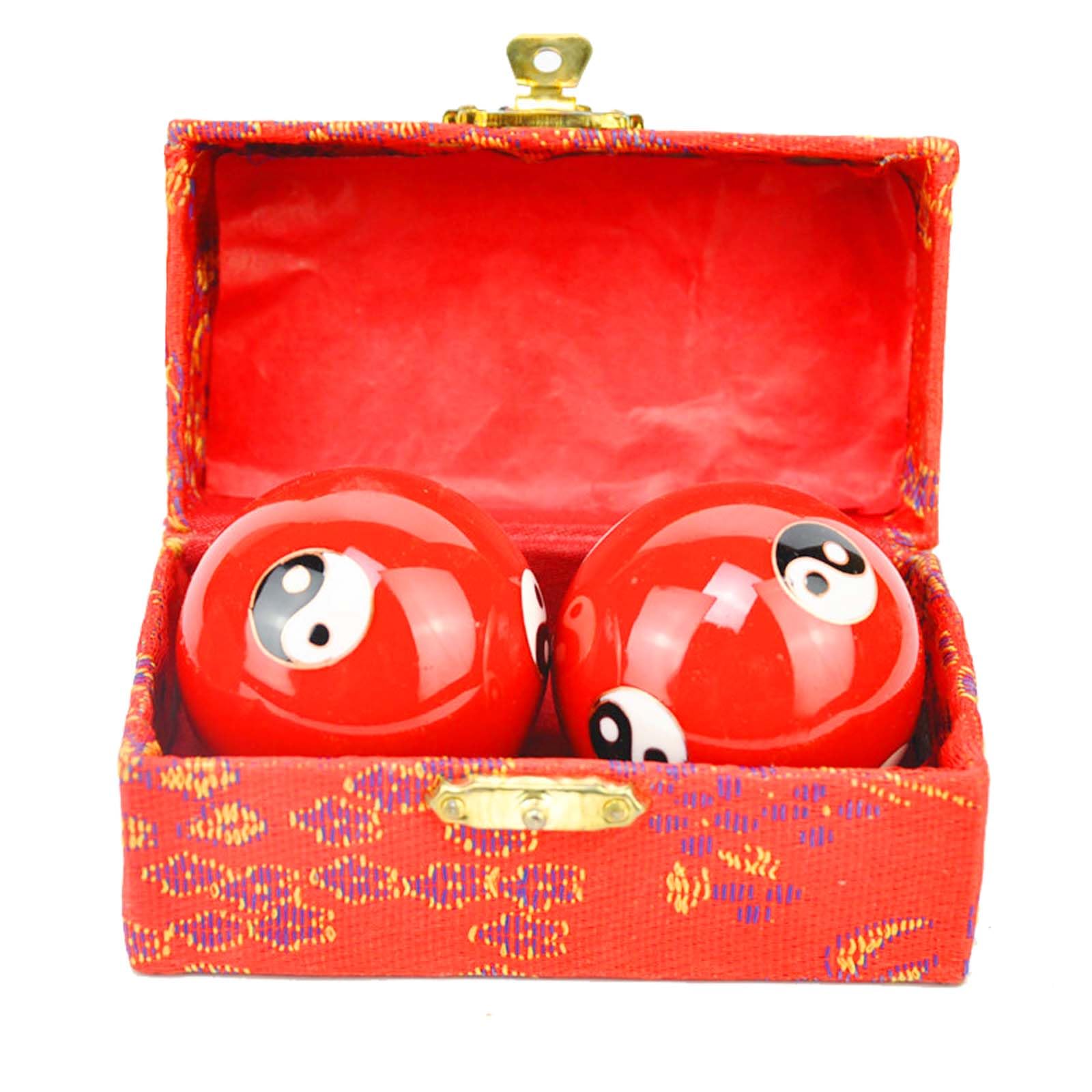 Generic Cloisonne Health Hand Balls with yin-yang pattern for stress relief and dexterity