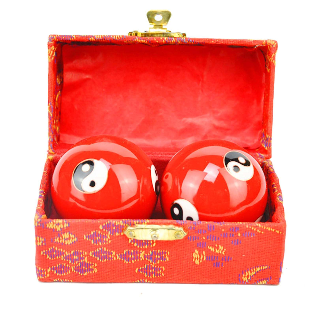 Generic Cloisonne Health Hand Balls with yin-yang pattern for stress relief and dexterity