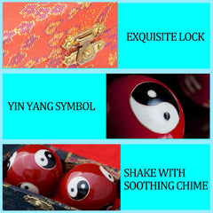 Close-up enamel craft detail on the stress balls