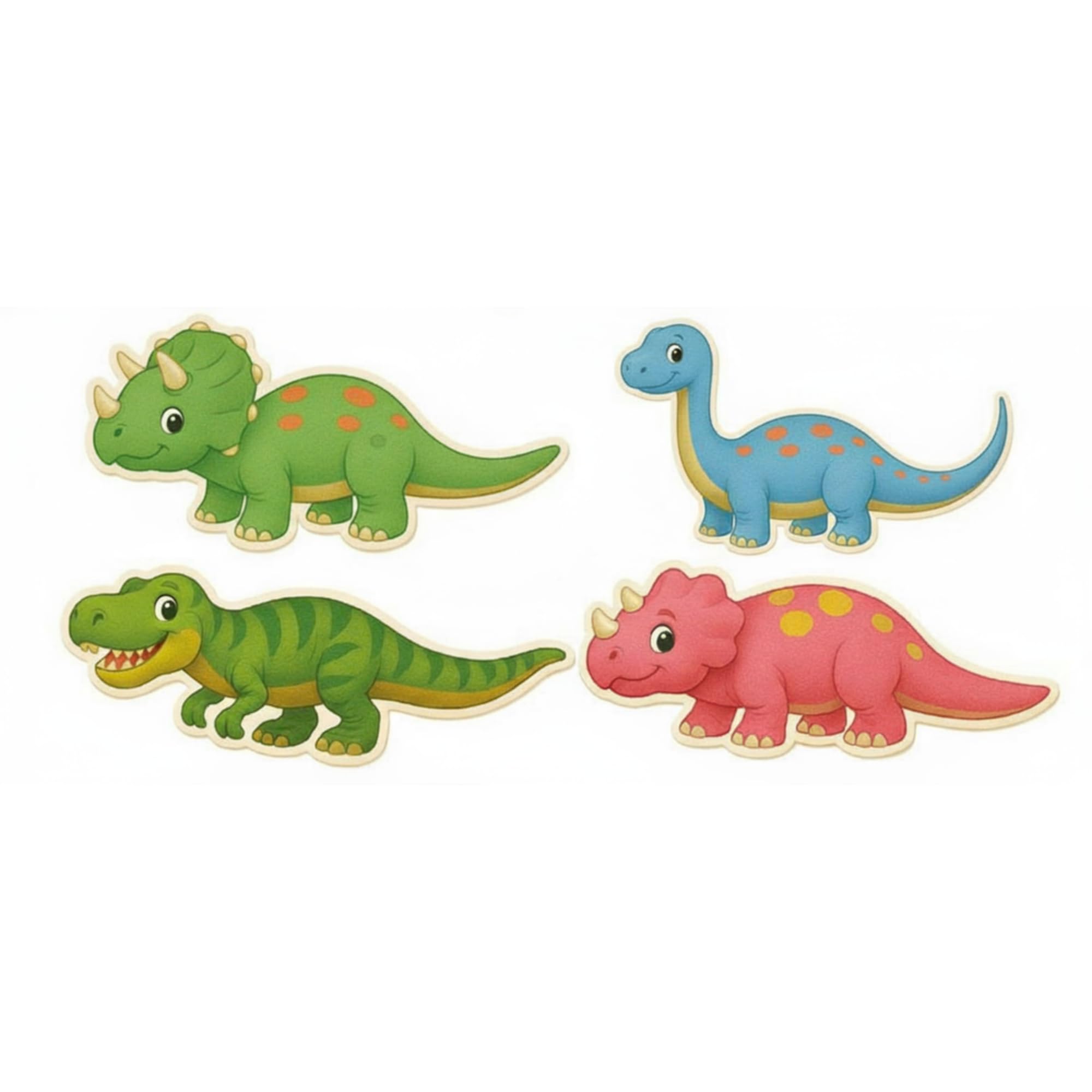 Generic Dino-themed kid bandages fit home, school, and travel first aid kits.