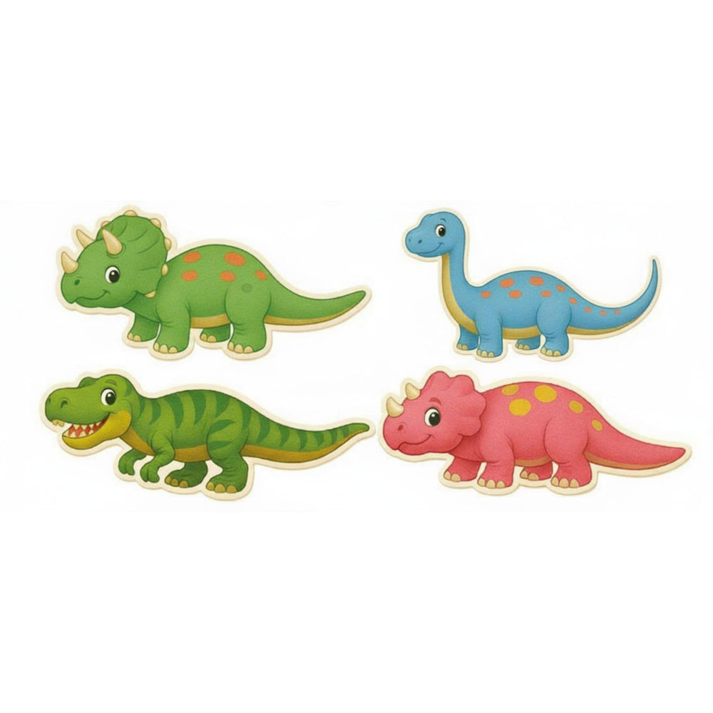 Generic Dino-themed kid bandages fit home, school, and travel first aid kits.