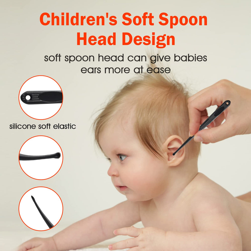 Cleaning brush included with Generic Ear Pick supports sanitation after use.