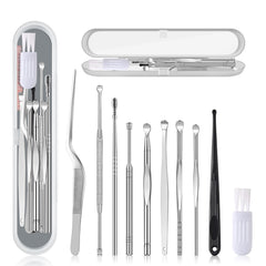 Generic Ear Pick kit contents with 10 tools for precise at-home ear cleaning.