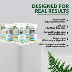 Three-pack Easy Forte display emphasizing extended digestive wellness routine