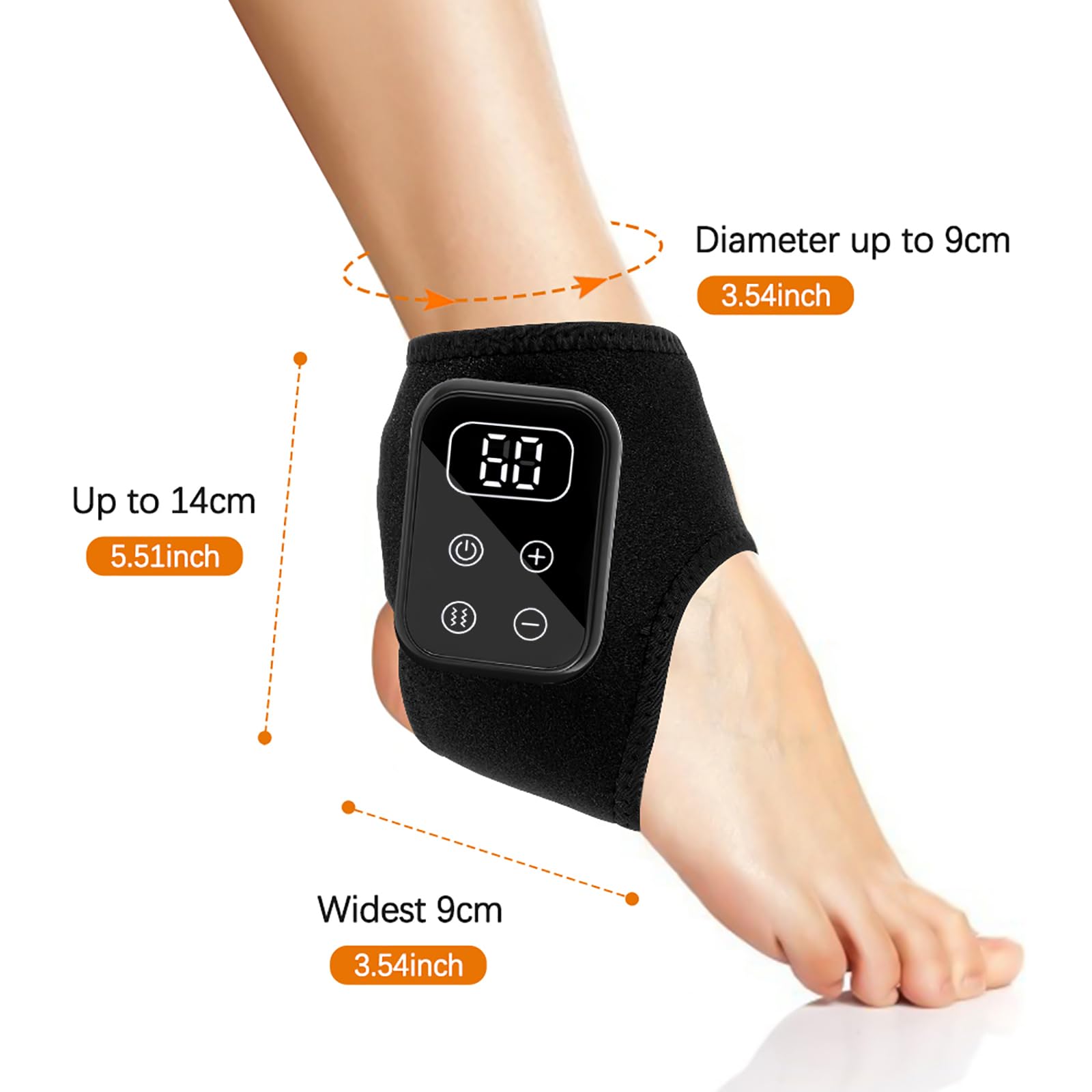 Generic foot and ankle massage device offers all-in-one care