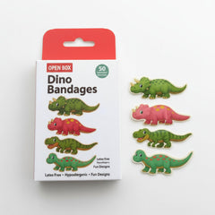 Generic Kids Dino Bandages Brontosaurus design encourage bravery during minor injuries.