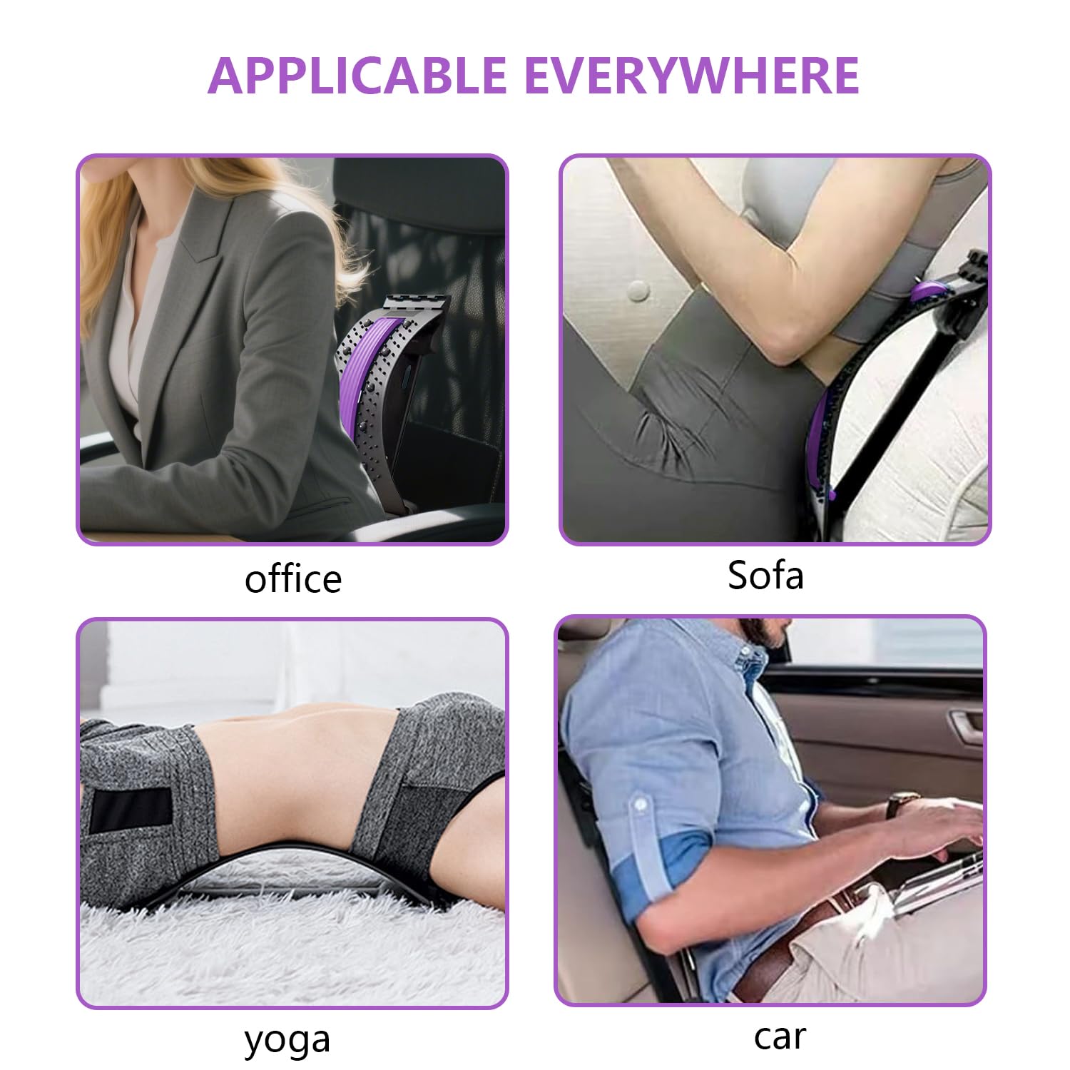 Generic Lumbar Support Board offers versatile use in any seating or standing routine