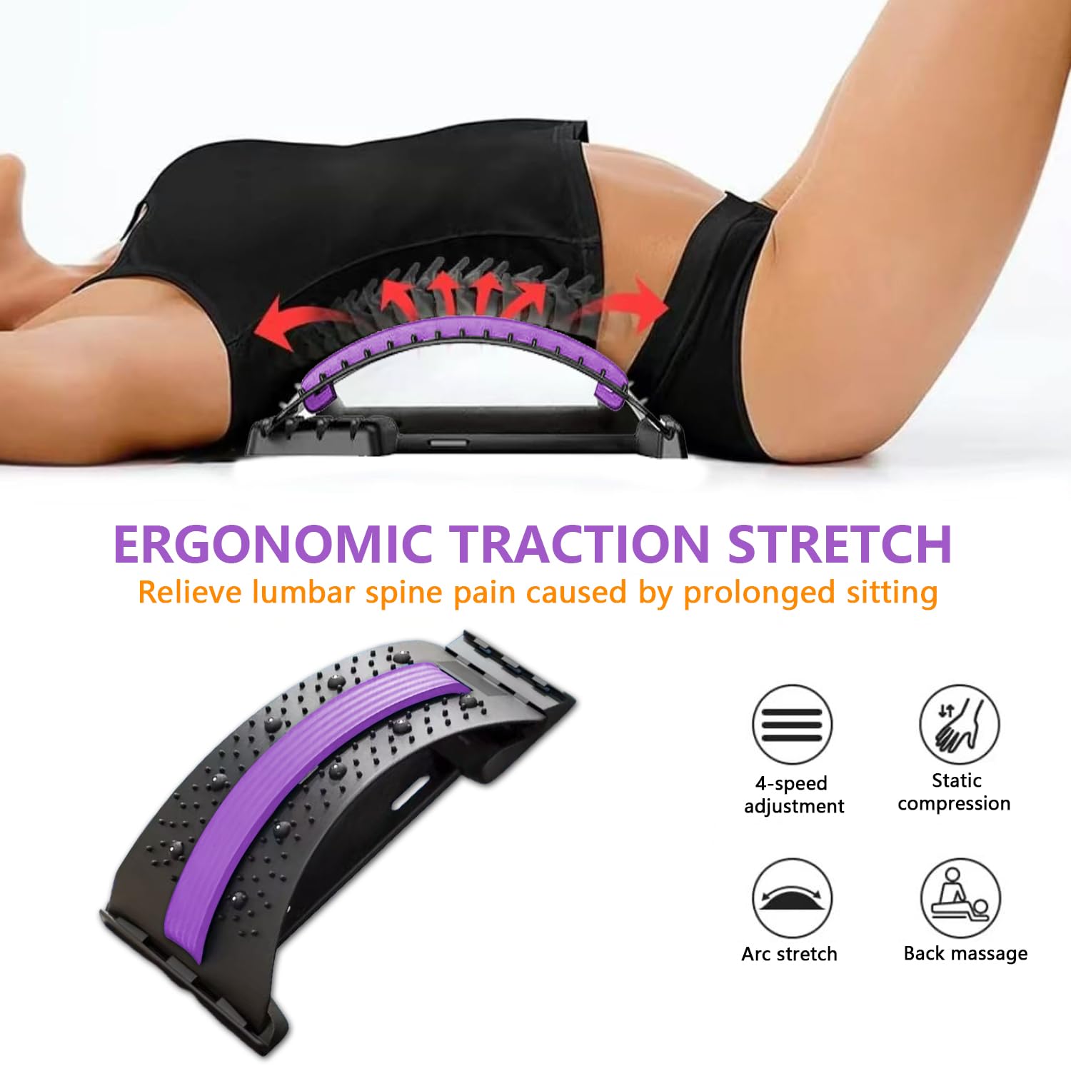 Generic Lumbar Support Board helps align the spine to support posture
