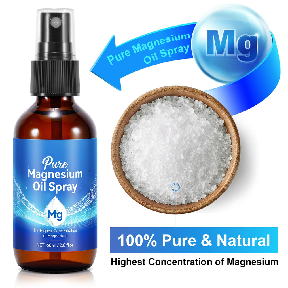 Generic Magnesium Oil Spray on feet for daily comfort.
