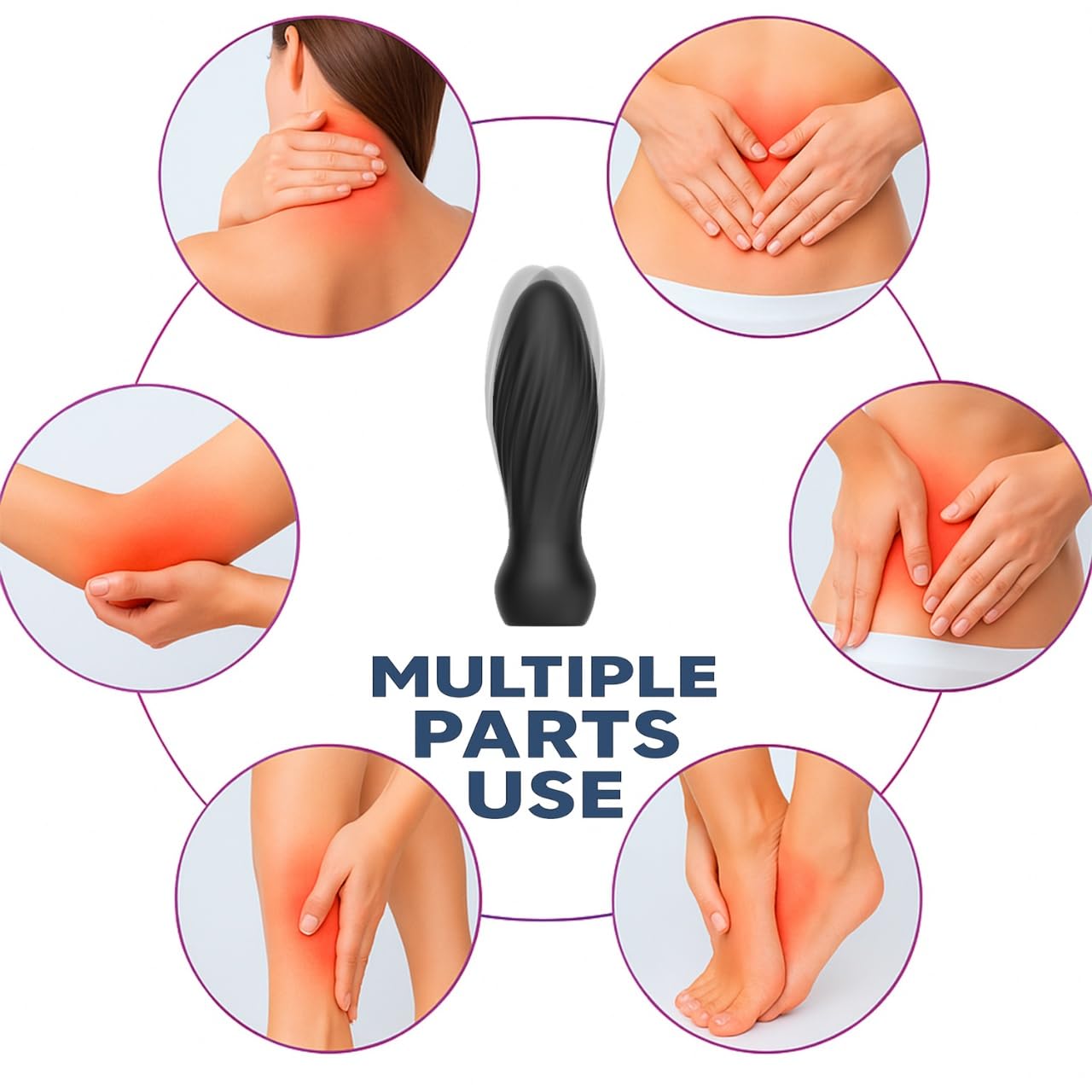 Genérico masaje portátil con motor silencioso para sesiones discretas y tranquilas.