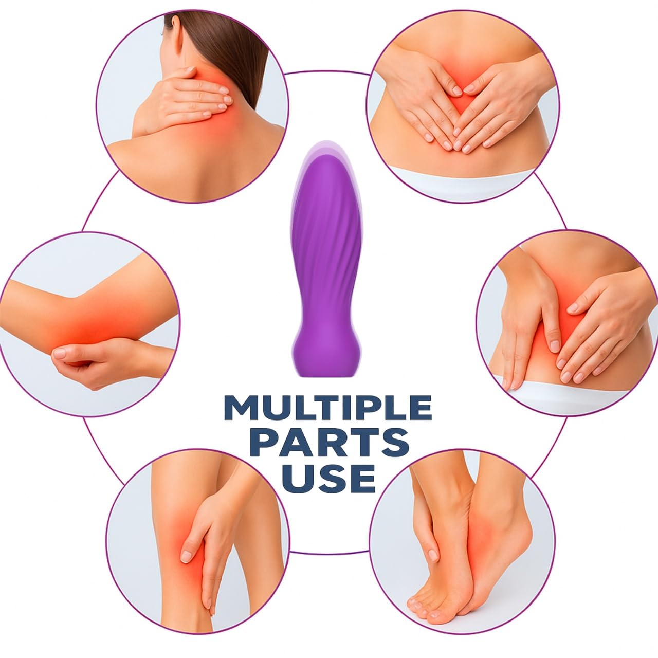 Generic Massager's travel-friendly ergonomic grip supports comfortable handling anywhere.