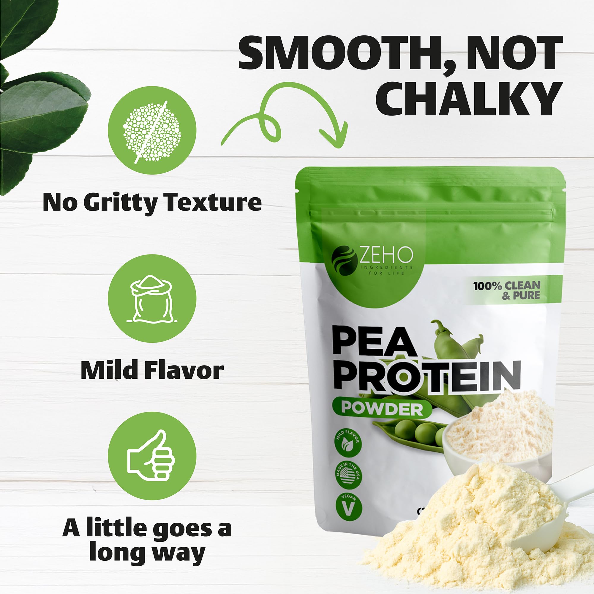 Generic pea protein isolate in a dairy-free shake ready to sip
