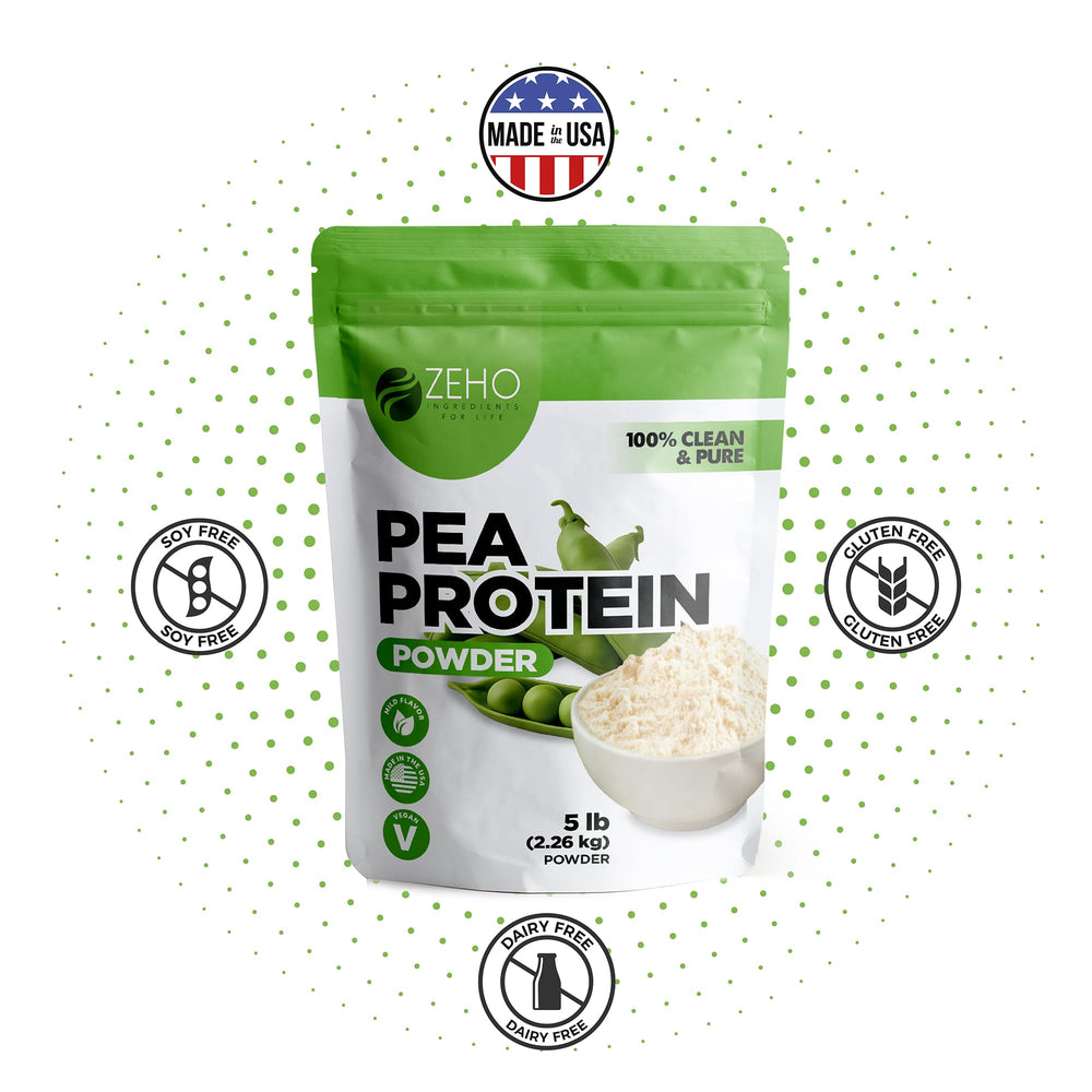 Generic pea protein isolate shaker blends smoothly without clumps
