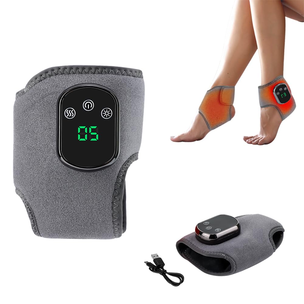 Generic portable foot and ankle massager with heat in front view for daily relief