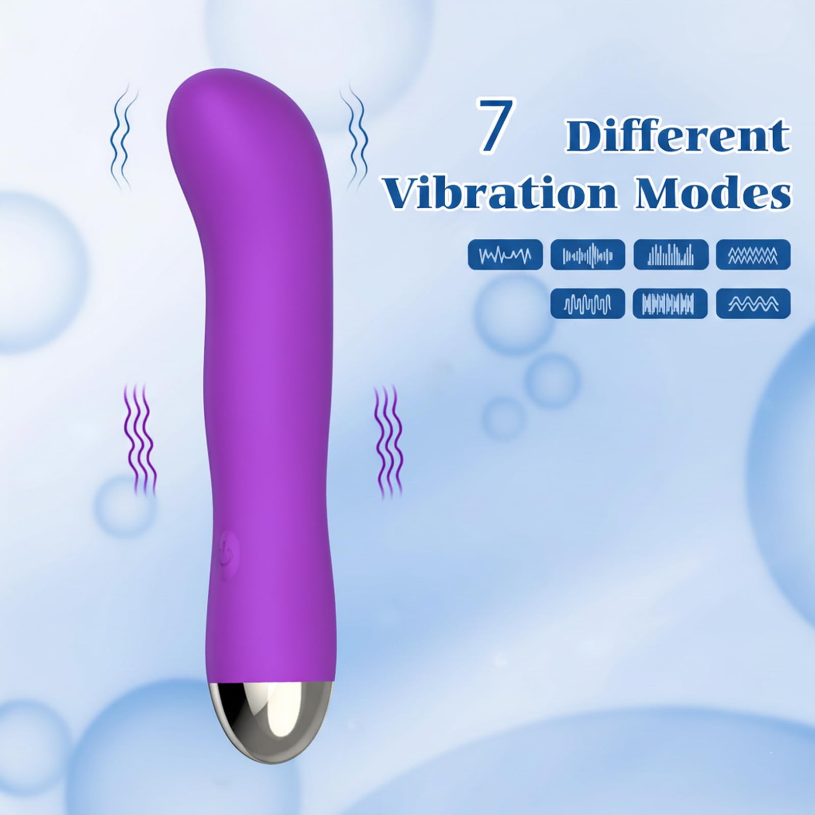 Generic massager offers seven modes for customizable relaxation sessions.