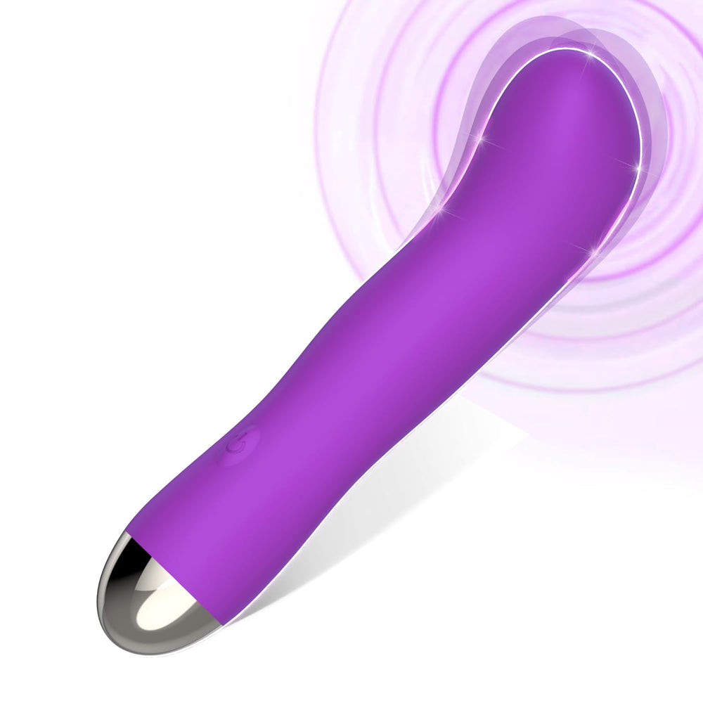 Generic purple massager with travel-friendly battery fits in bags.