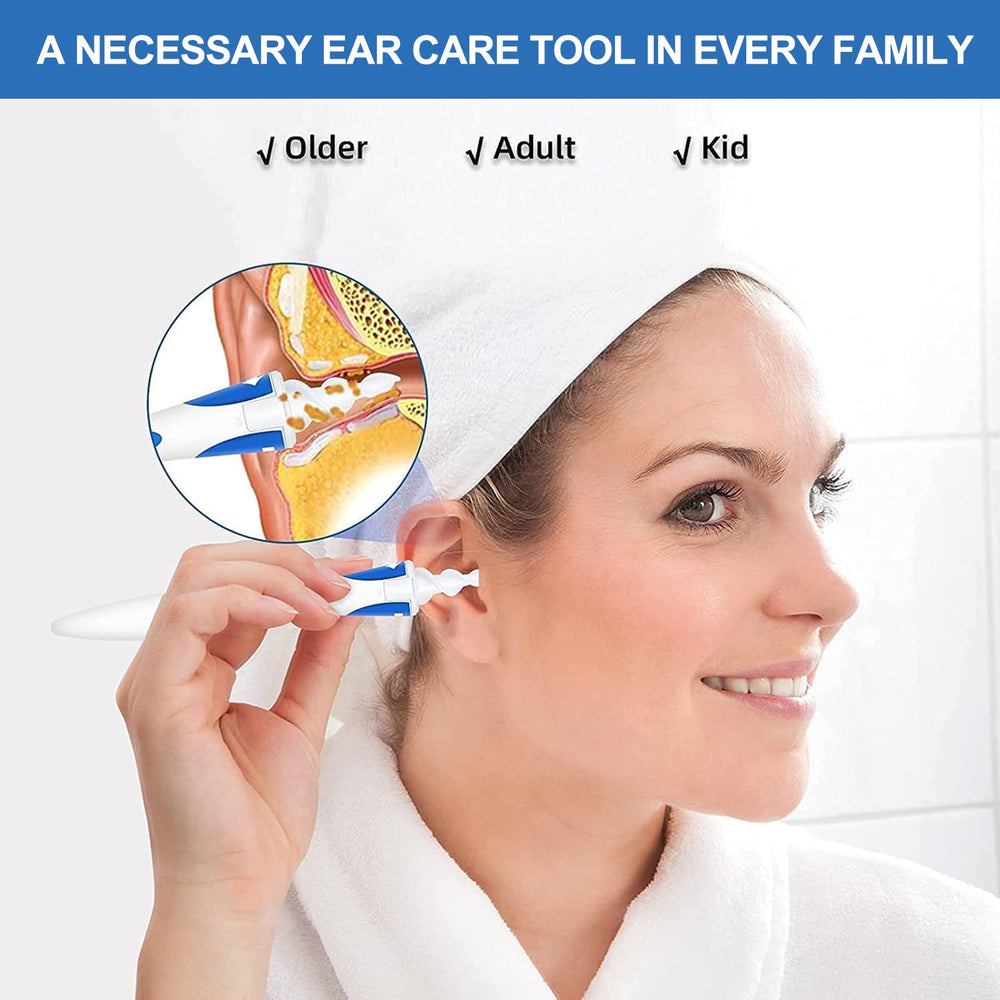 Q Grips ear cleaning kit suitable for adults and kids at home.