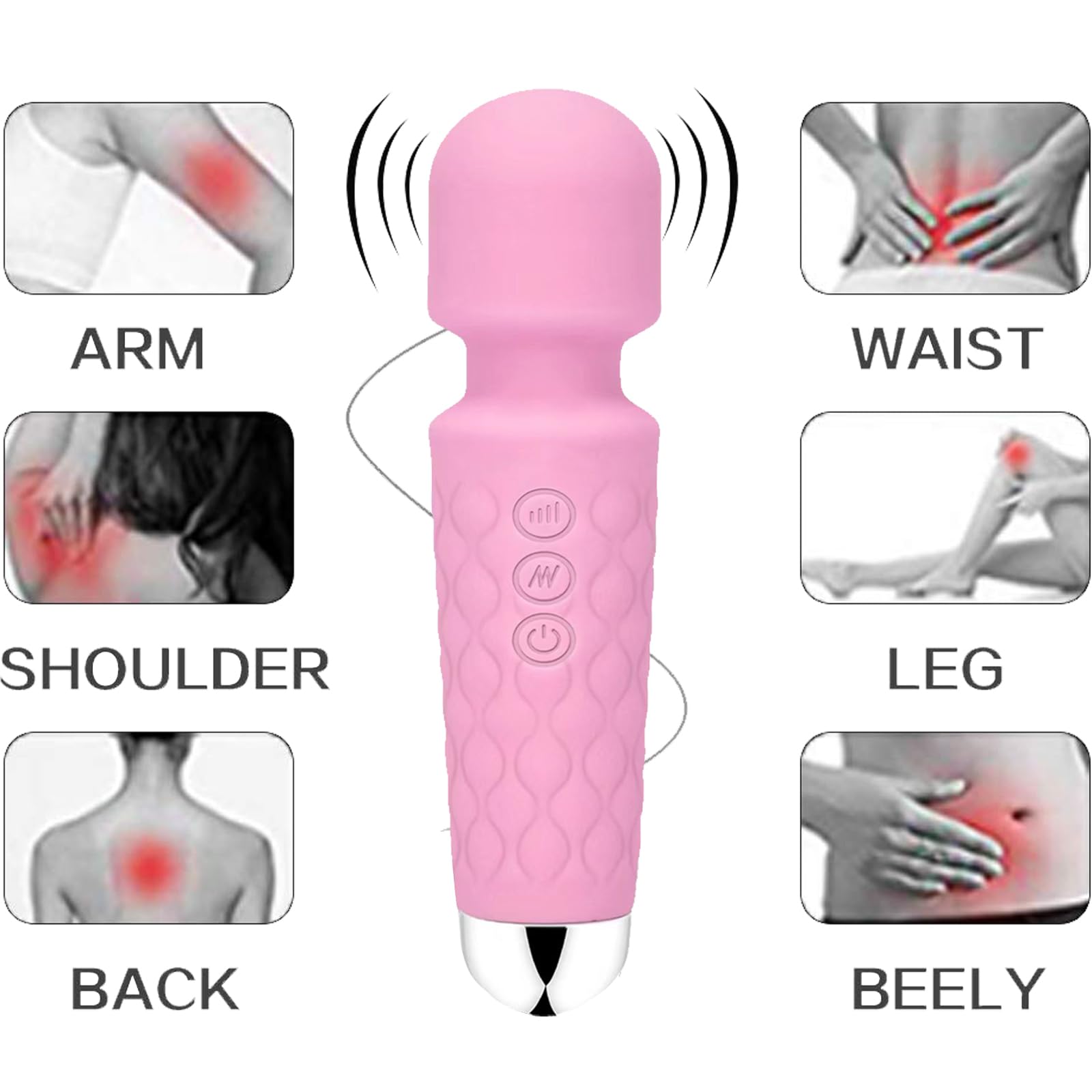 Generic Silicone Massager Uses Safe Material for confident daily use.