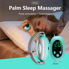 Generic sleep mode pulse close-up for gentle relaxation.