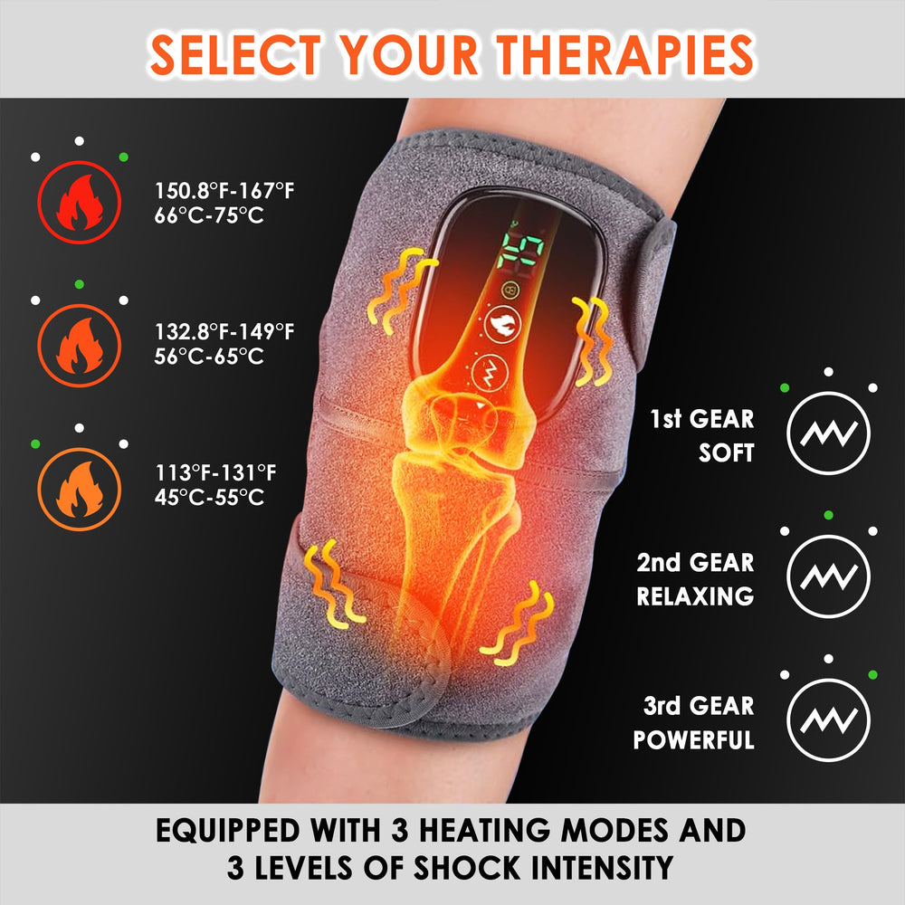 Generic three-in-one heating pad suitable for knee, shoulder, and elbow
