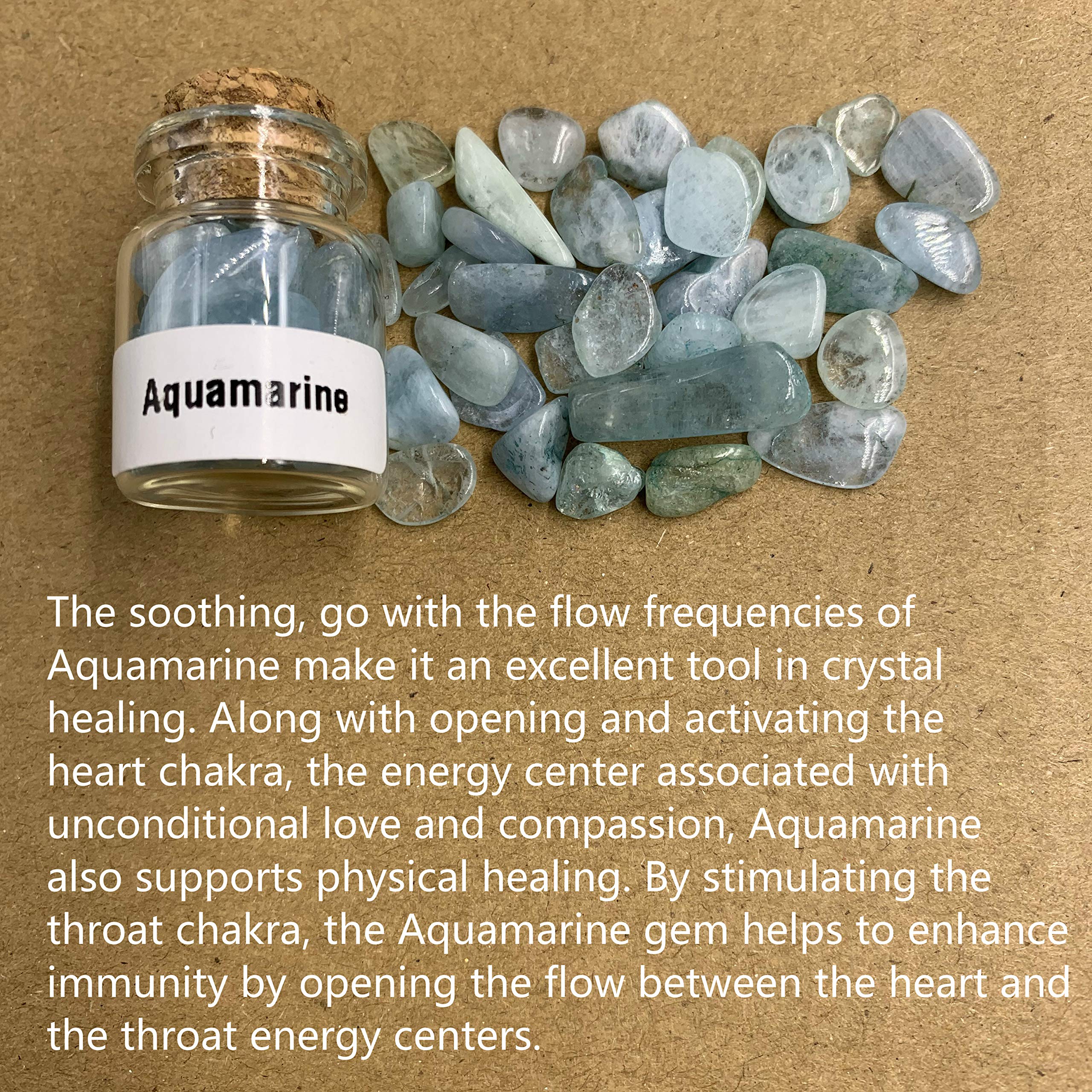 Generic tigers-eye turquoise glass bottle adds color contrast for inspiration.
