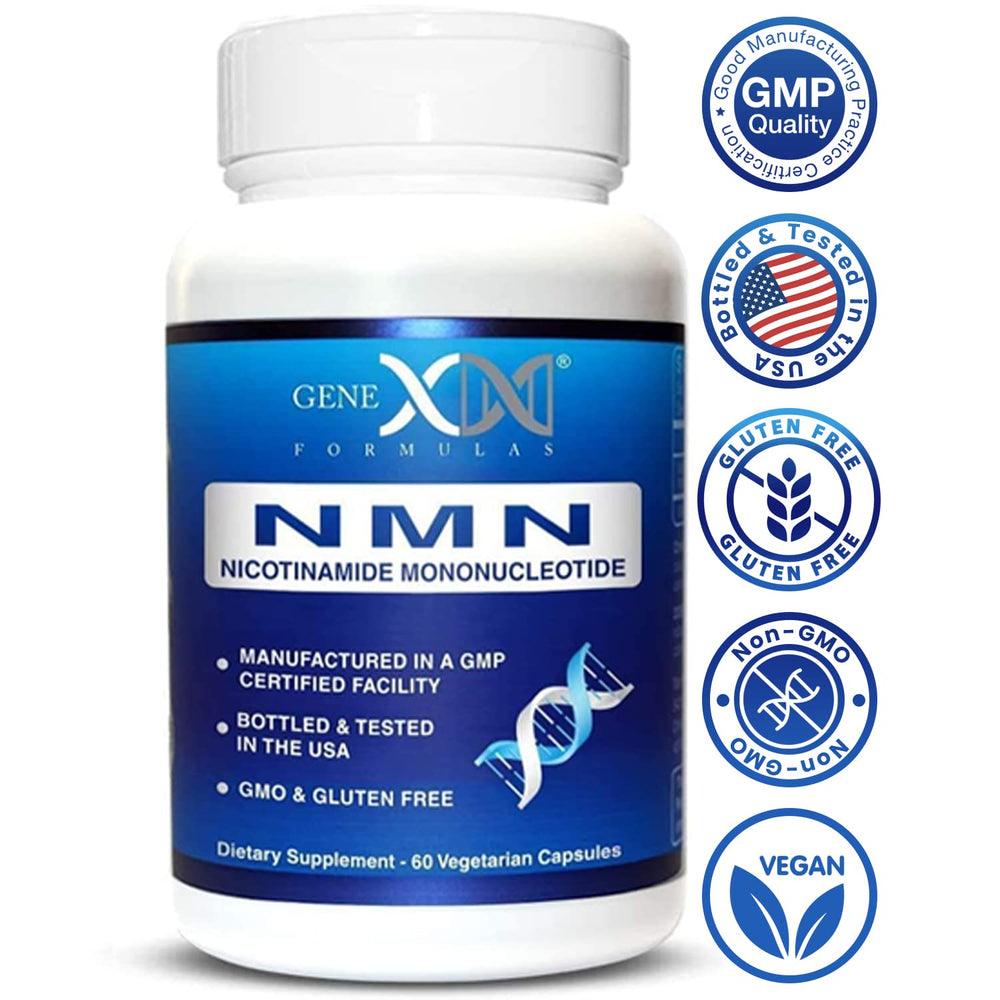 Genex Formulas NMN manufactured in a GMP and NSF facility in the USA