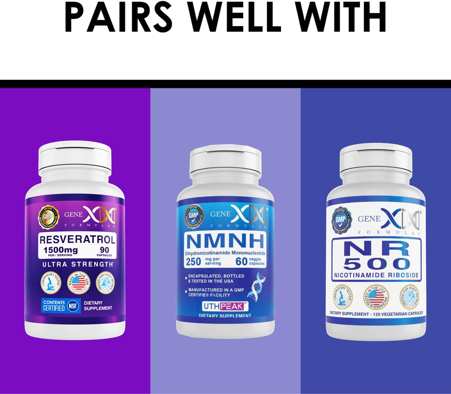 Genex TMG daily-use scene suggesting simple capsule routine as part of a health-conscious lifestyle.