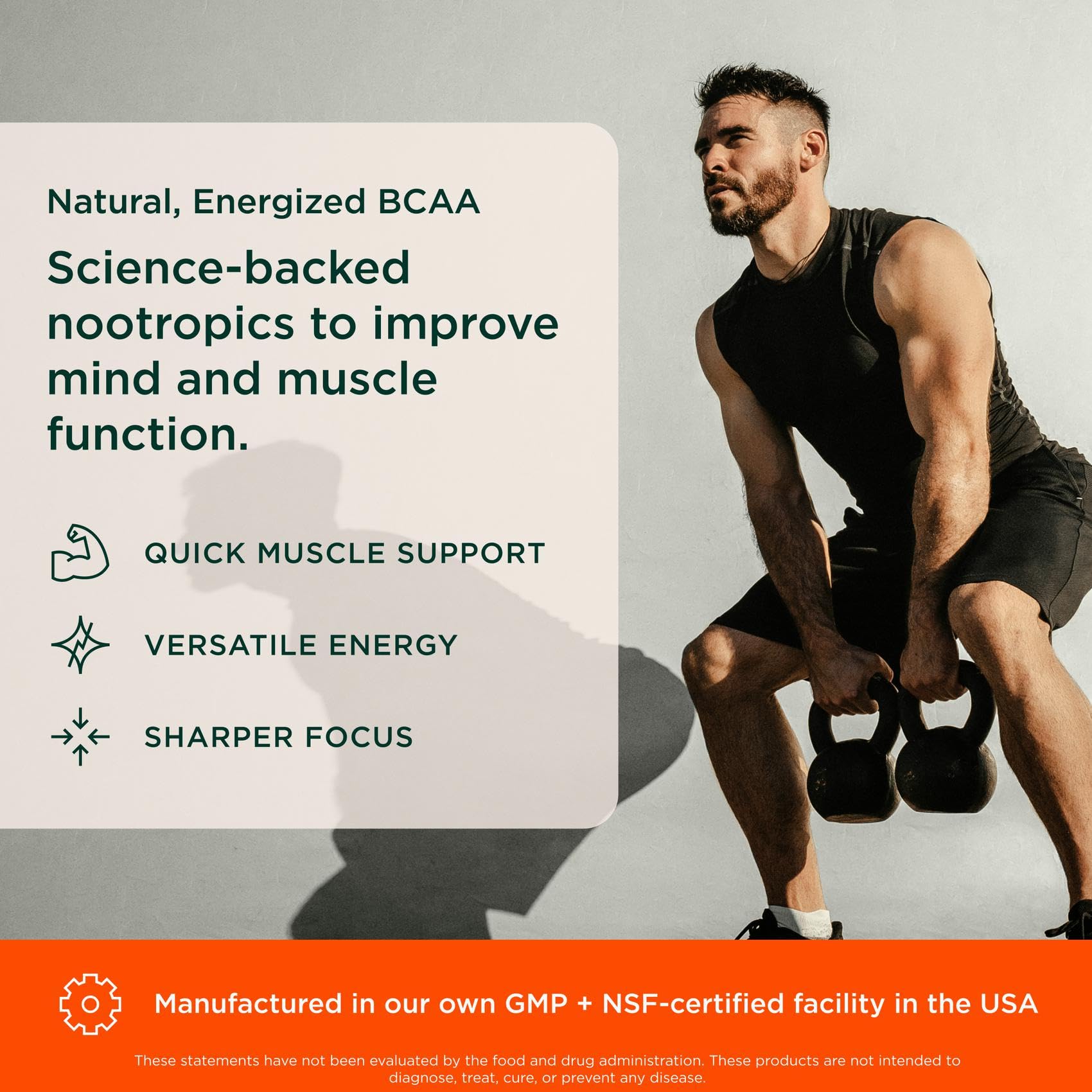 Genius BCAA Powder Cognizin close-up for cognitive focus during training