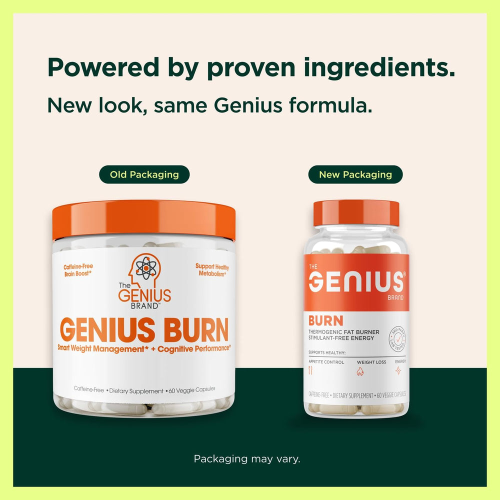 Genius Brand 60 diet veggie pills pack for convenient daily intake
