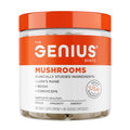 Genius Mushrooms by The Genius Brand – Plant-Based Immune, Focus & Energy Support (Lion's Mane, Cordyceps & Reishi) – 90 Veggie Capsules
