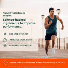 Genius Brand Genius Test capsules closeup suggests lean muscle support and energy potential.