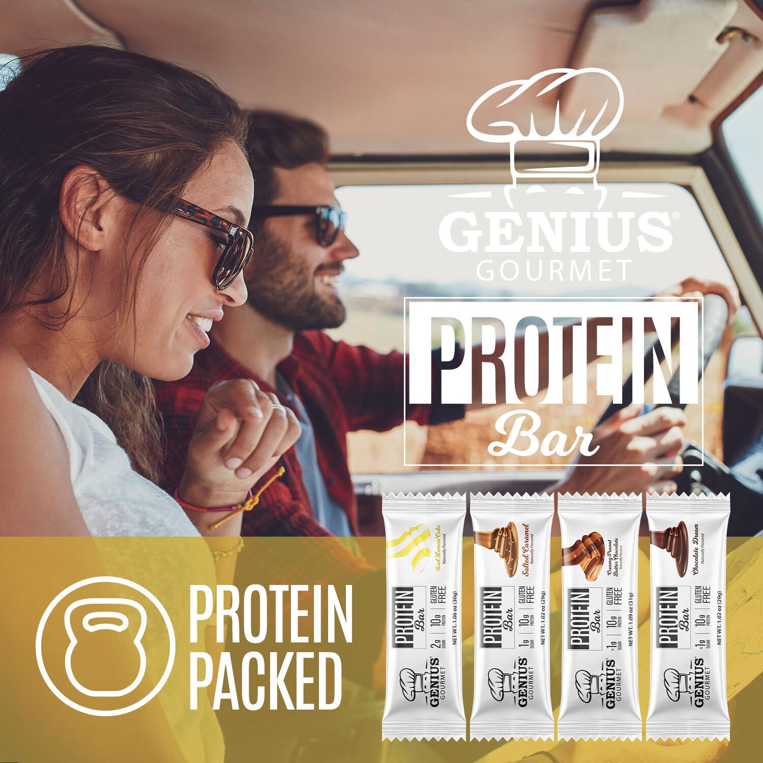 Genius Gourmet 10-count box of bars on shelf
