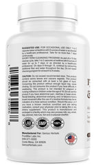 GENIUS HERBALS detox label closeup highlighting natural ingredients and quality