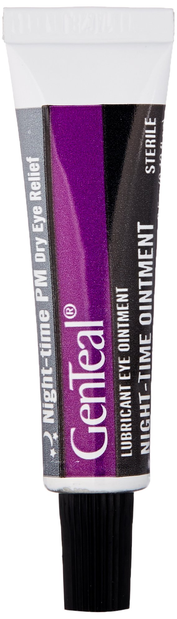 Genteal Tears Night-Time Ointment tube provides overnight lubrication for dry eyes.