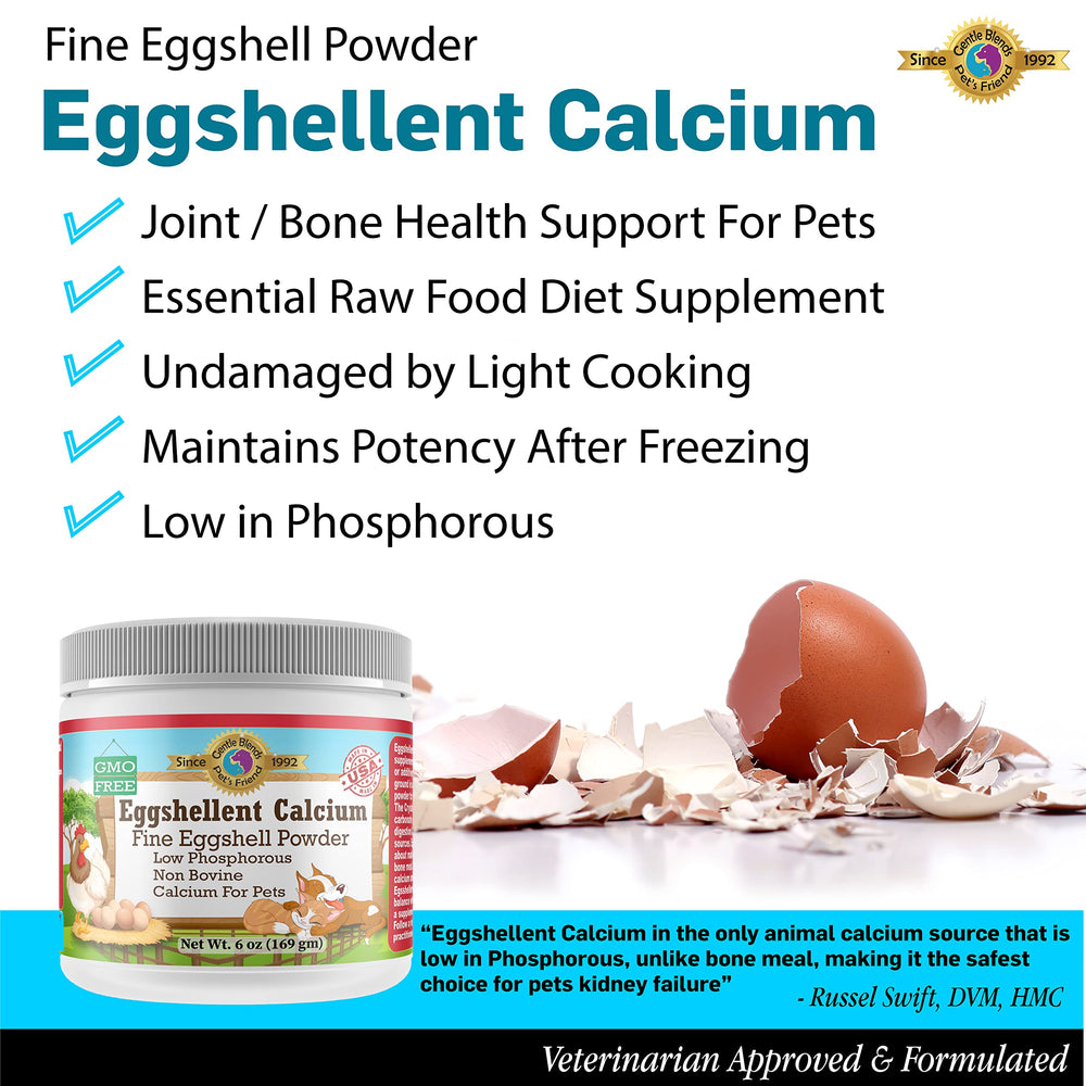 Close-up of ultra-fine texture of Eggshellent Calcium powder.