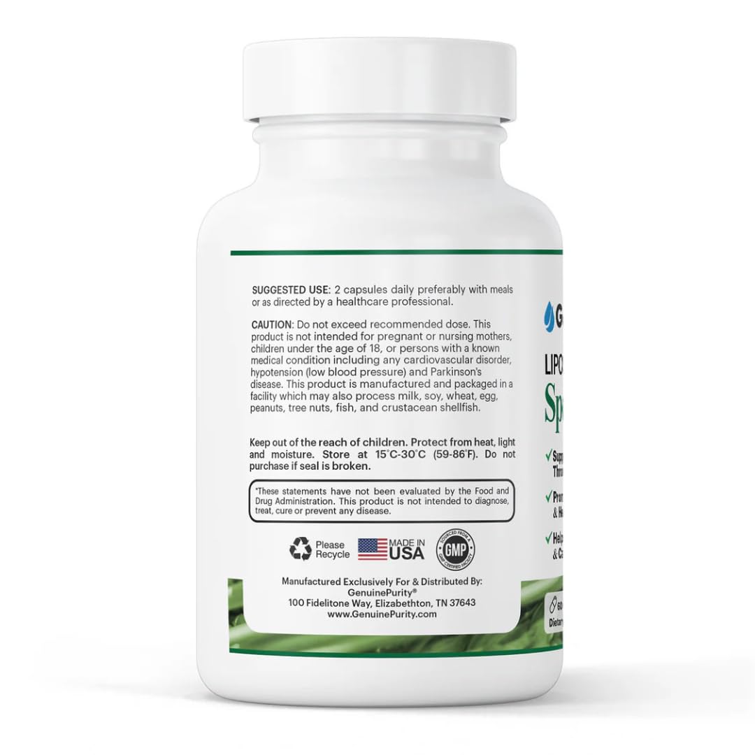 GenuinePurity bottle on shelf highlighting vegan, gluten-free formula for nutrition