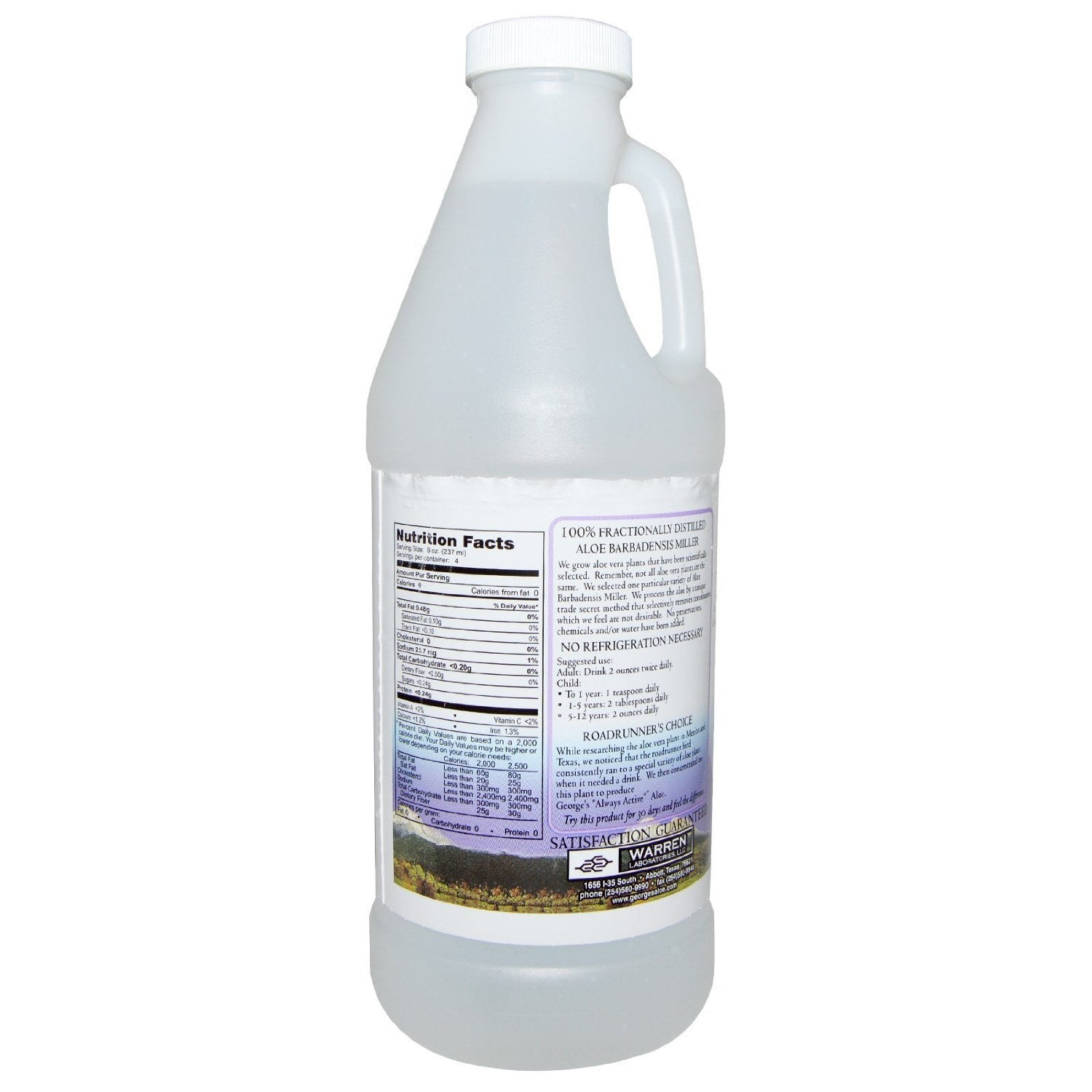 George's Aloe Vera liquid pour demonstrating versatile post-cleanse use