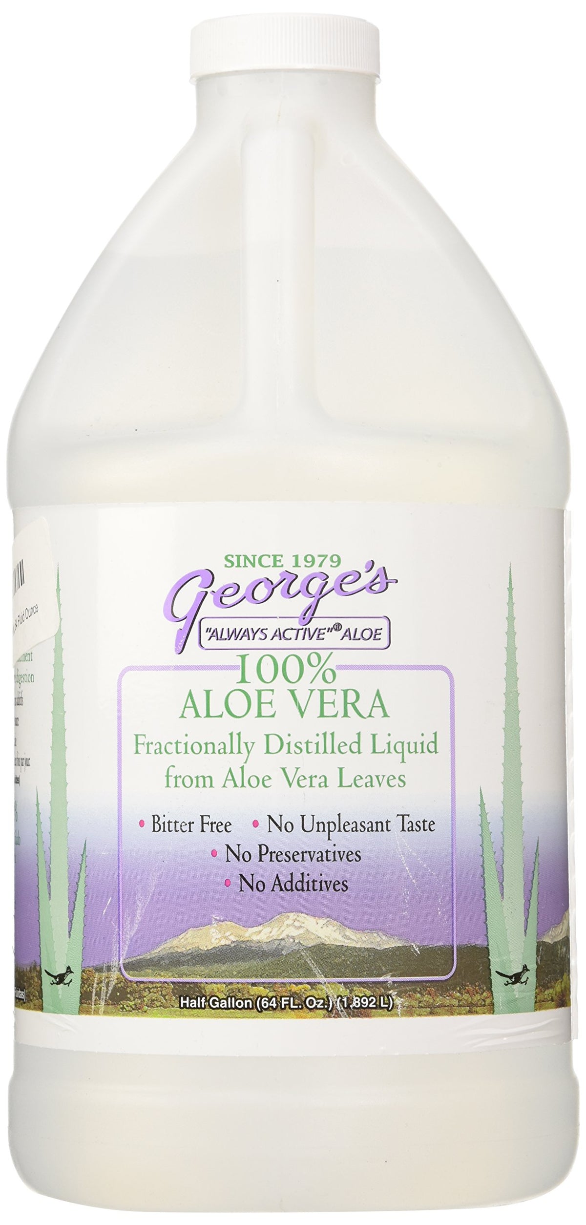 George's Aloe Vera softgel bottle for daily hydration and soothing routine