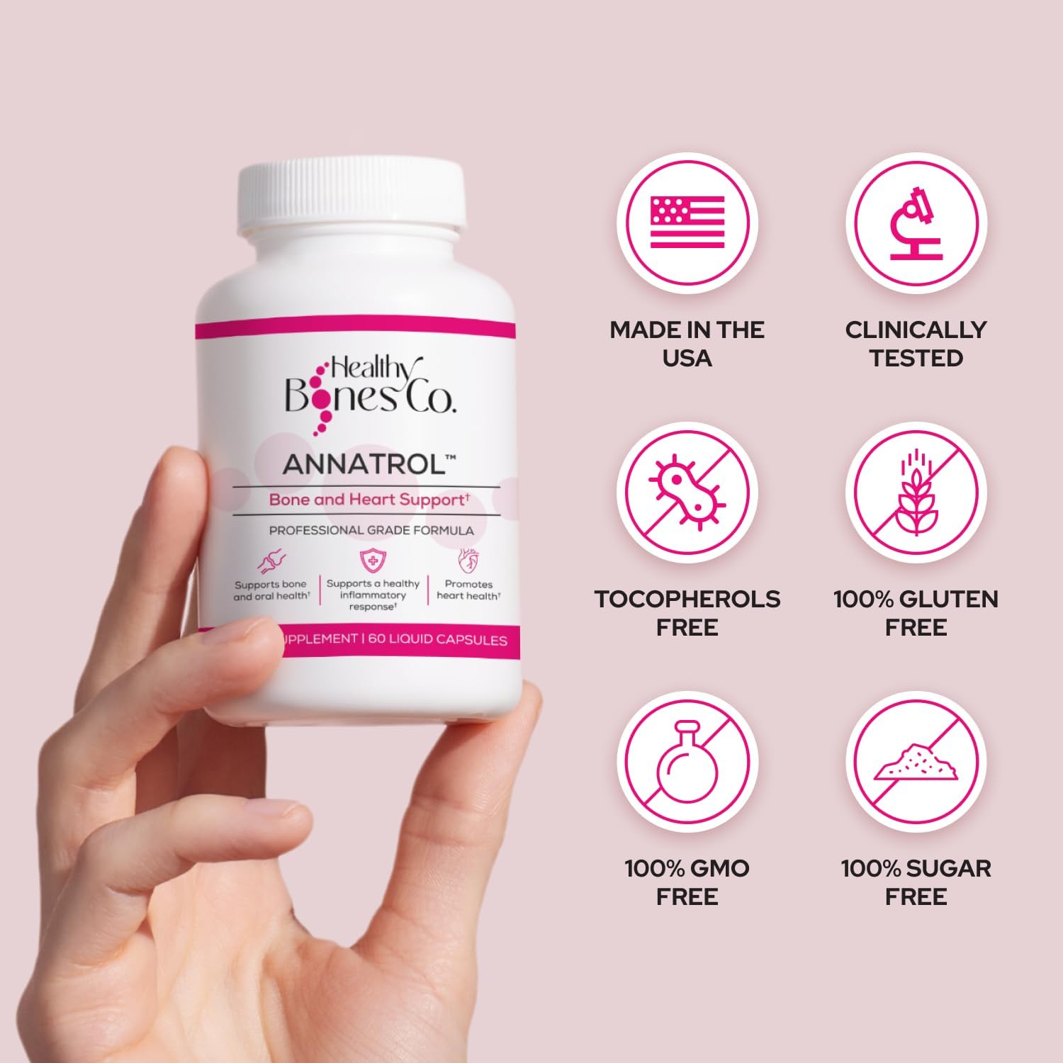 Geranylgeraniol GG capsule close-up signals premium vitamin E complex.