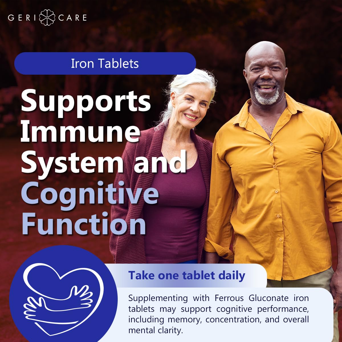 Gericare energy-focused use for daily activities.
