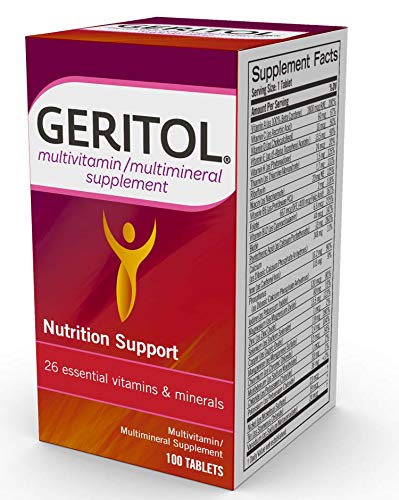 Geritol vitamins bottle sealed signals quality control and product integrity