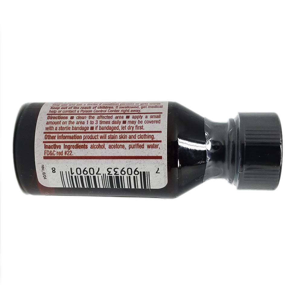 Germa Merthiolate Tincture bottle pour highlights easy dispensing